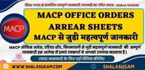 Latest MACP Office Order and Arrear Sheet