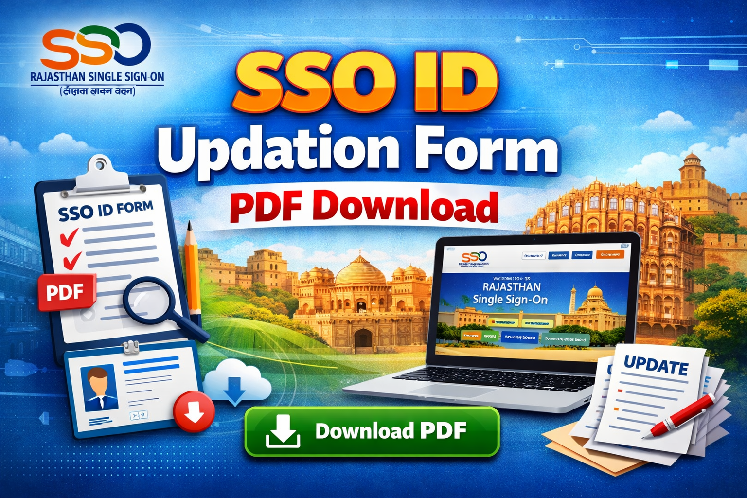 SSO ID Updation Form PDF Download