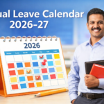 Casual Leave Calendar 2026-27